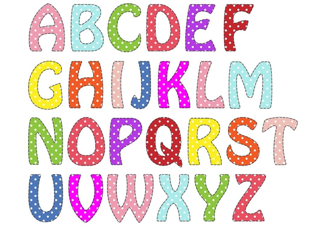 abc dotted letters free