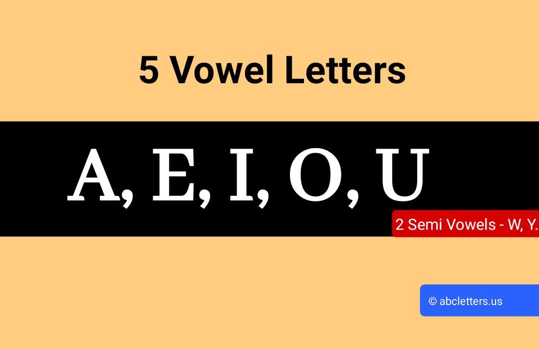 how Many Vowels letters